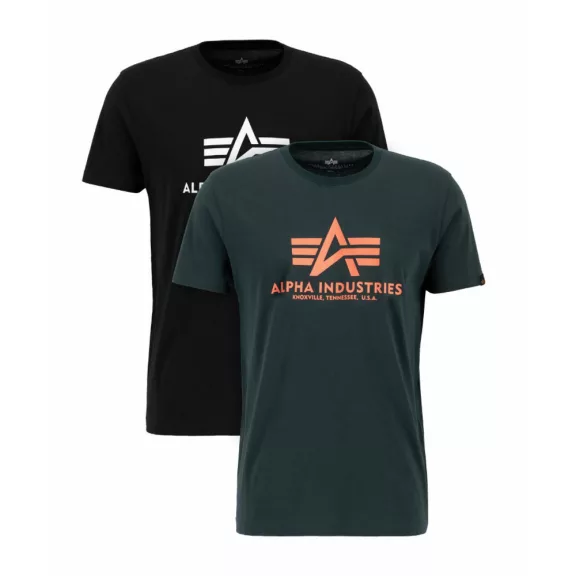Basic T 2 Pak - black/dark petrol Basic T 2 Pak - black/dark petrol