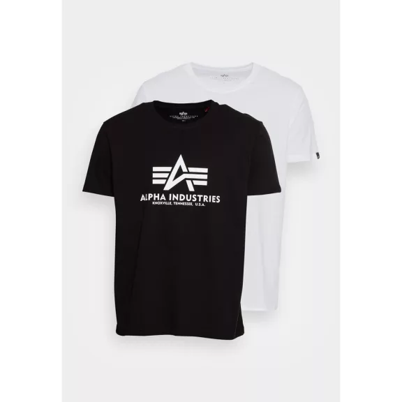 Basic T 2 Pak - black/white Basic T 2 Pak - black/white