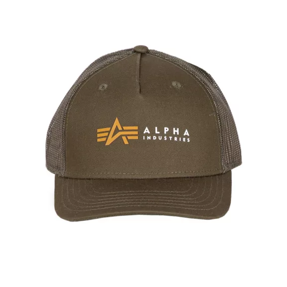 Alpha Label Trucker Cap - dark olive Alpha Label Trucker Cap - dark olive