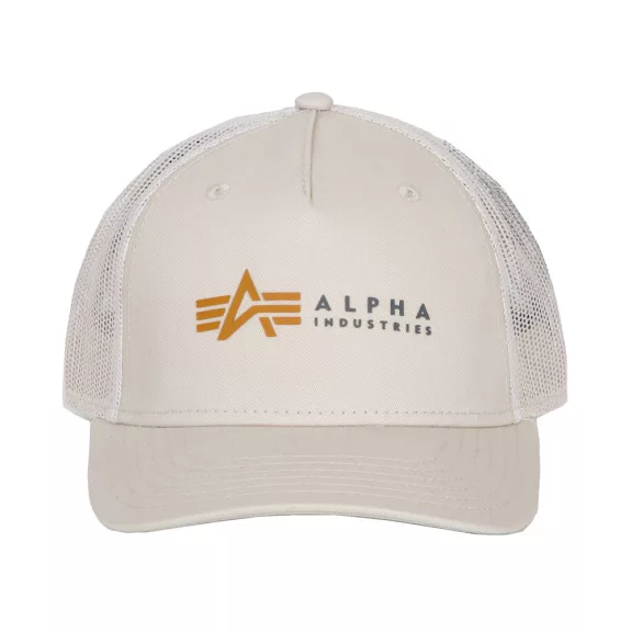 Alpha Label Trucker Cap - jet stream white Alpha Label Trucker Cap - jet stream white