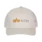Alpha Label Trucker Cap - jet stream white