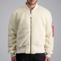 MA-1 Teddy - off white