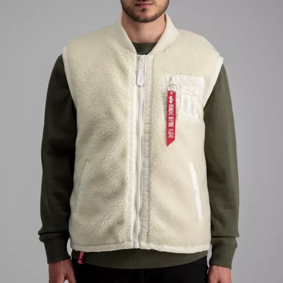 Teddy Vest - off white Teddy Vest - off white