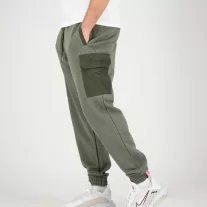Sweat Nylon Cargo Jogger - dark olive
