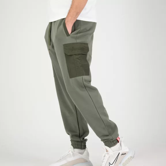 Sweat Nylon Cargo Jogger - dark olive Sweat Nylon Cargo Jogger - dark olive