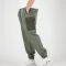 Sweat Nylon Cargo Jogger - dark olive