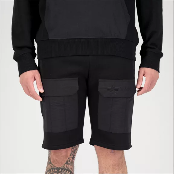 Sweat Nylon Cargo Shorts - black Sweat Nylon Cargo Shorts - black