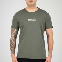 Alpha Wording T - dark olive