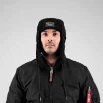 Alpha Teddy Hat - black