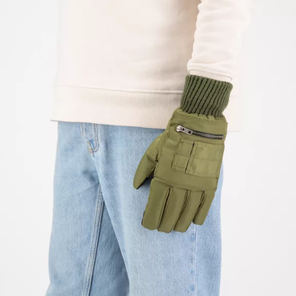 MA-1 Gloves - sage green MA-1 Gloves - sage green