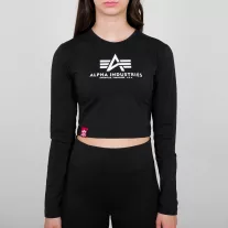 Basic Cropped LS - black