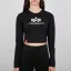Basic Cropped LS - black