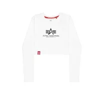 Basic Cropped LS - white