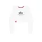 Basic Cropped LS - white