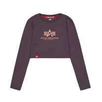 Basic Cropped LS - plum