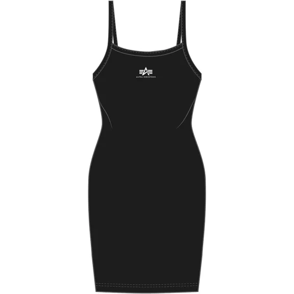 Basic Dress Small Logo Woman - black Basic Dress Small Logo Woman - black