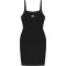 Basic Dress Small Logo Woman - black
