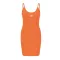 Basic Dress Small Logo Woman - atomic red