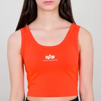 Basic Crop-Tank SL Woman - atomic red