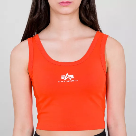 Basic Crop-Tank SL Woman - atomic red Basic Crop-Tank SL Woman - atomic red