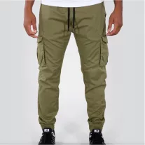 Cotton Twill Jogger - olive