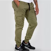 Cotton Twill Jogger - olive