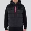 Hooded Puffer Vest FD - black