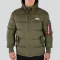 Hooded Puffer Alpha FD - dark green
