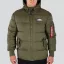 Hooded Puffer Alpha FD - dark green