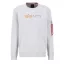 Alpha Label Sweater - pastel grey