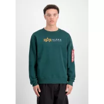 Alpha Label Sweater - force green