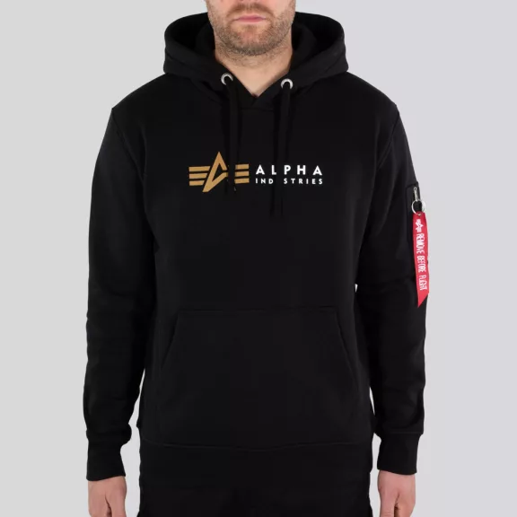 Alpha Label Hoody - black Alpha Label Hoody - black