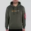 Alpha Label Hoody - dark olive