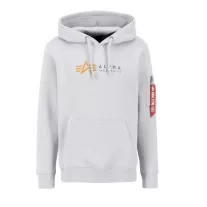 Alpha Label Hoody - pastel grey