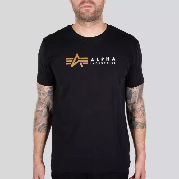 Alpha Label T - black Alpha Label T - black