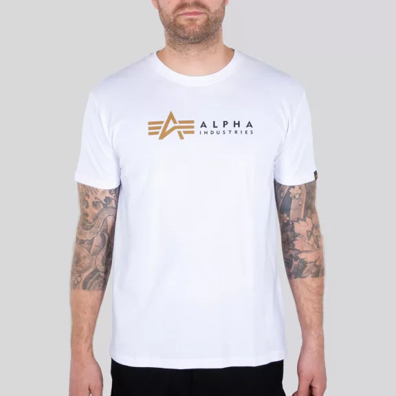 Alpha Label T - white Alpha Label T - white