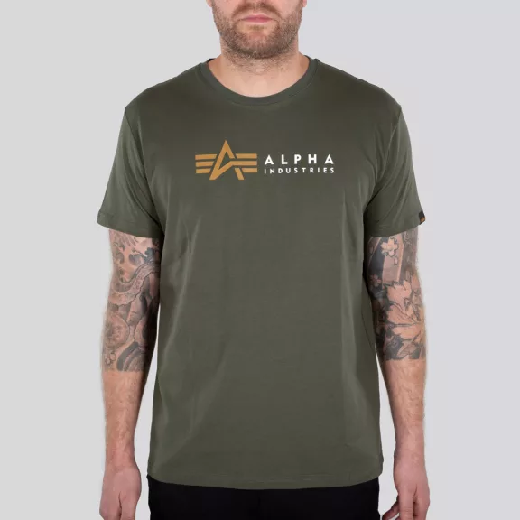 Alpha Label T - dark olive Alpha Label T - dark olive