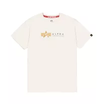 Alpha Label T - vintage white