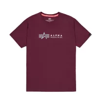 Alpha Label T - dark cherry