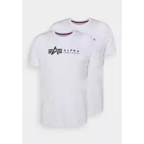 Alpha Label T 2 Pak - white