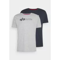 Alpha Label T 2 Pak - greyheather/replica blue