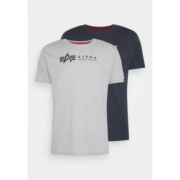 Alpha Label T 2 Pak - greyheather/replica blue Alpha Label T 2 Pak - greyheather/replica blue