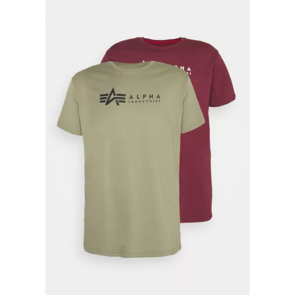 Alpha Label T 2 Pak - olive/burgundy Alpha Label T 2 Pak - olive/burgundy