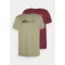 Alpha Label T 2 Pak - olive/burgundy