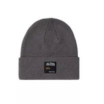 Label Beanie - vintage grey