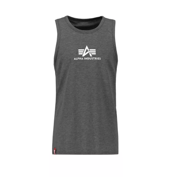 Basic Tank - charcoal heather/white Basic Tank - charcoal heather/white
