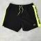 Printed Stripe Swim Short - black