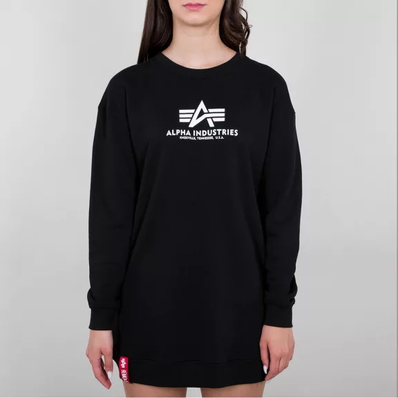 Basic Long Sweater OS Woman - black Basic Long Sweater OS Woman - black