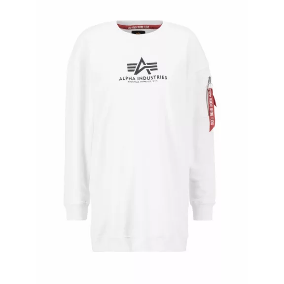 Basic Long Sweater OS Woman - white Basic Long Sweater OS Woman - white