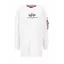 Basic Long Sweater OS Woman - white